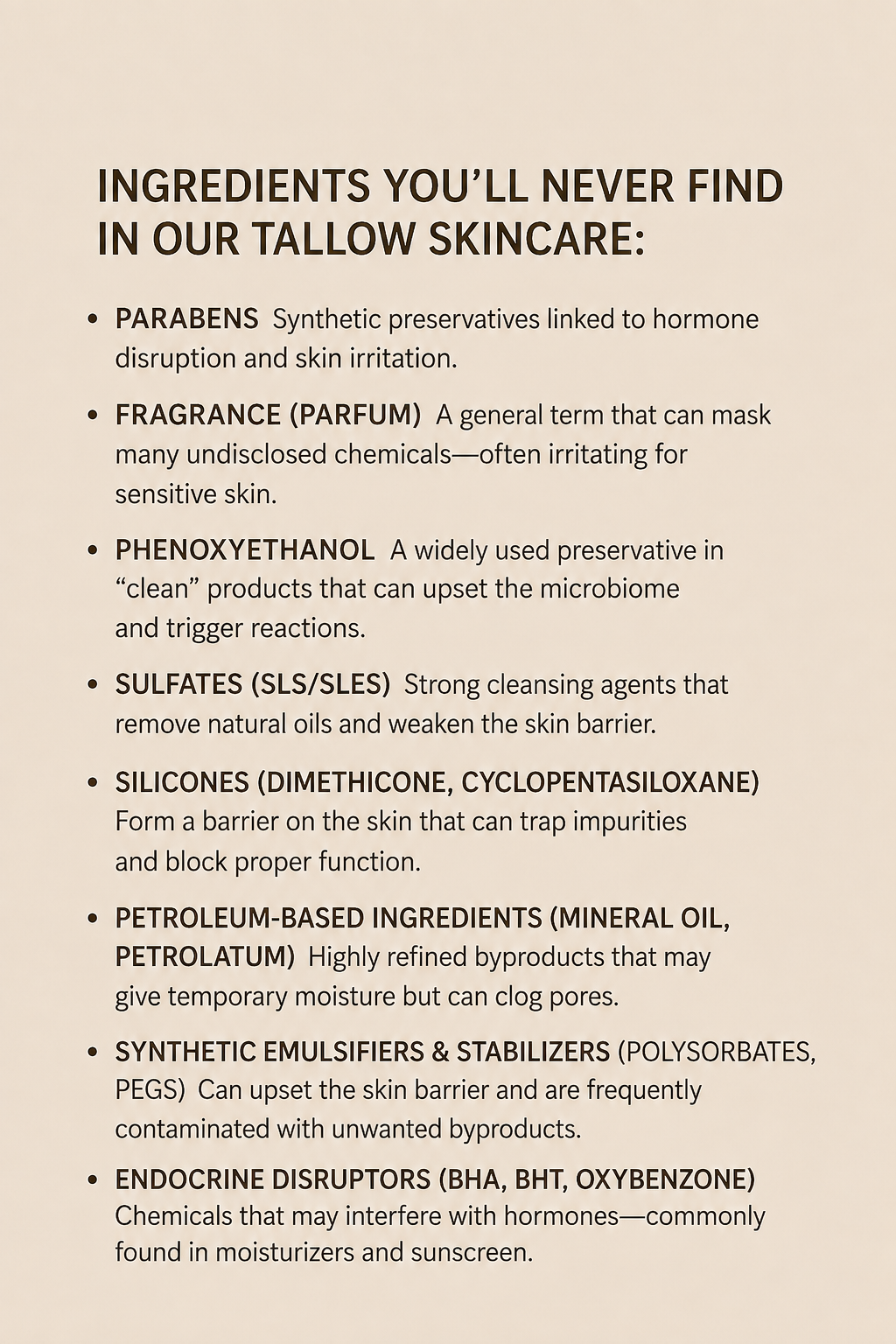 Tallow Cream + Tallow Zinc Sunscreen Bundle Signature Tallow