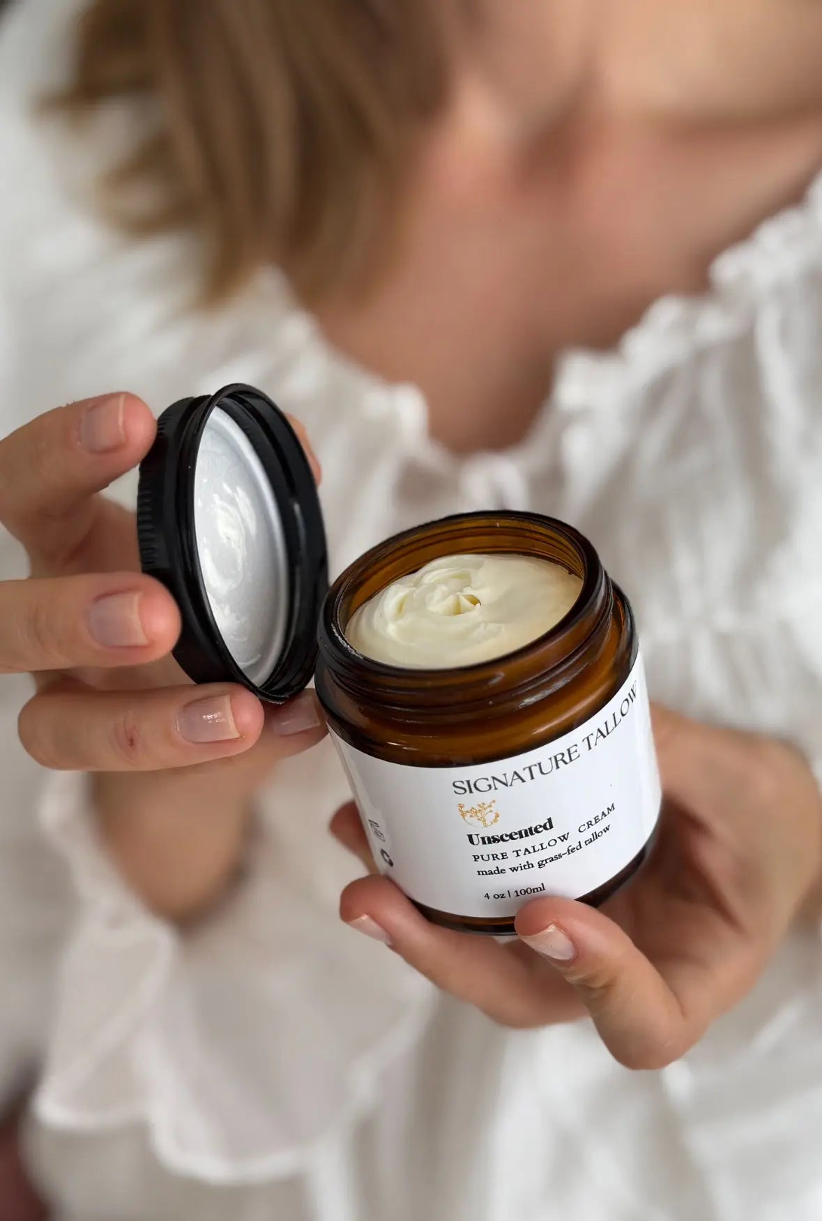 Unscented Moisturising Tallow Cream (Eczema & Psoriasis safe) Signature Tallow