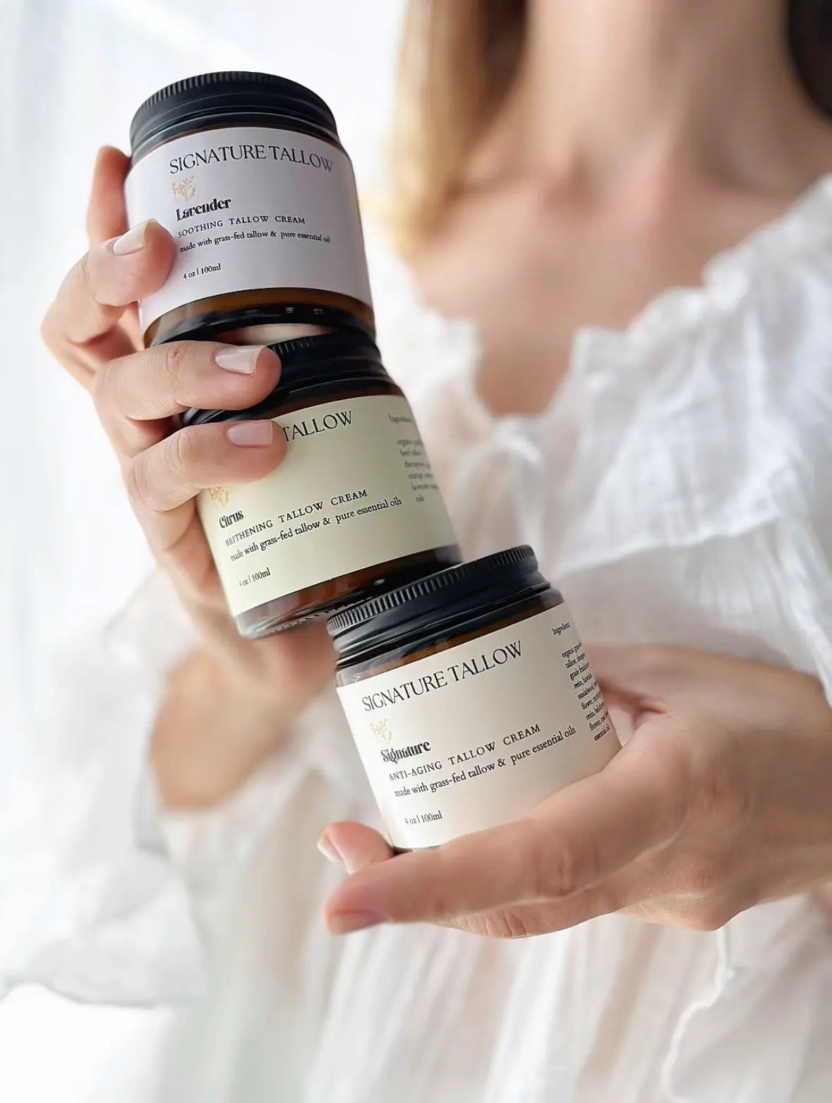 Moisturising Tallow Cream Trio Set Signature Tallow