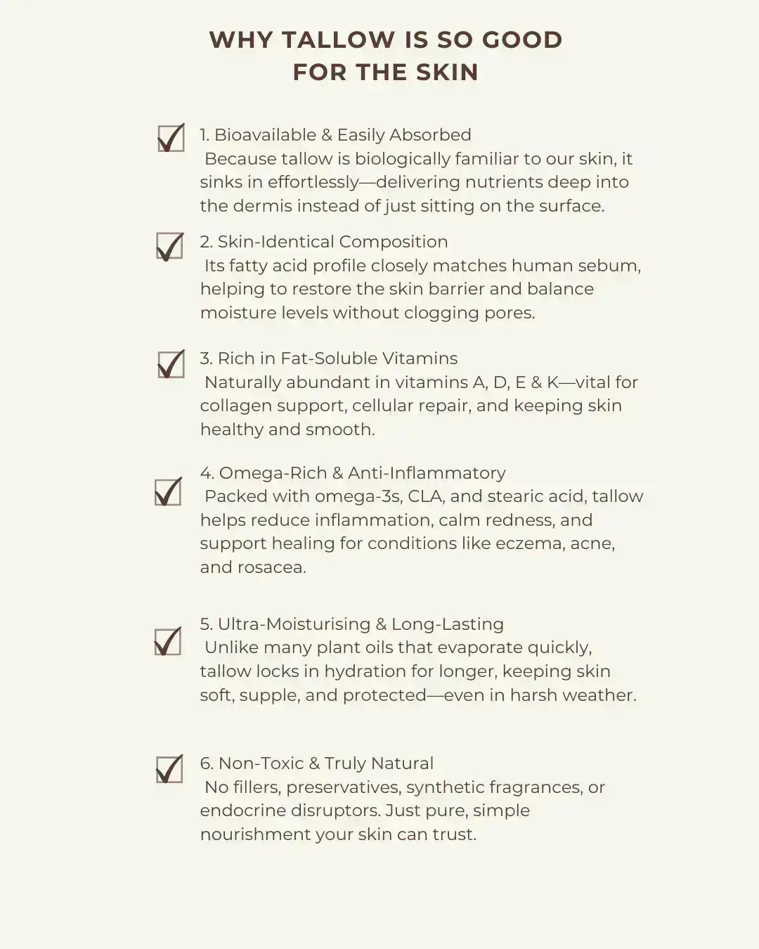 Moisturising Tallow Cream Trio Set Signature Tallow