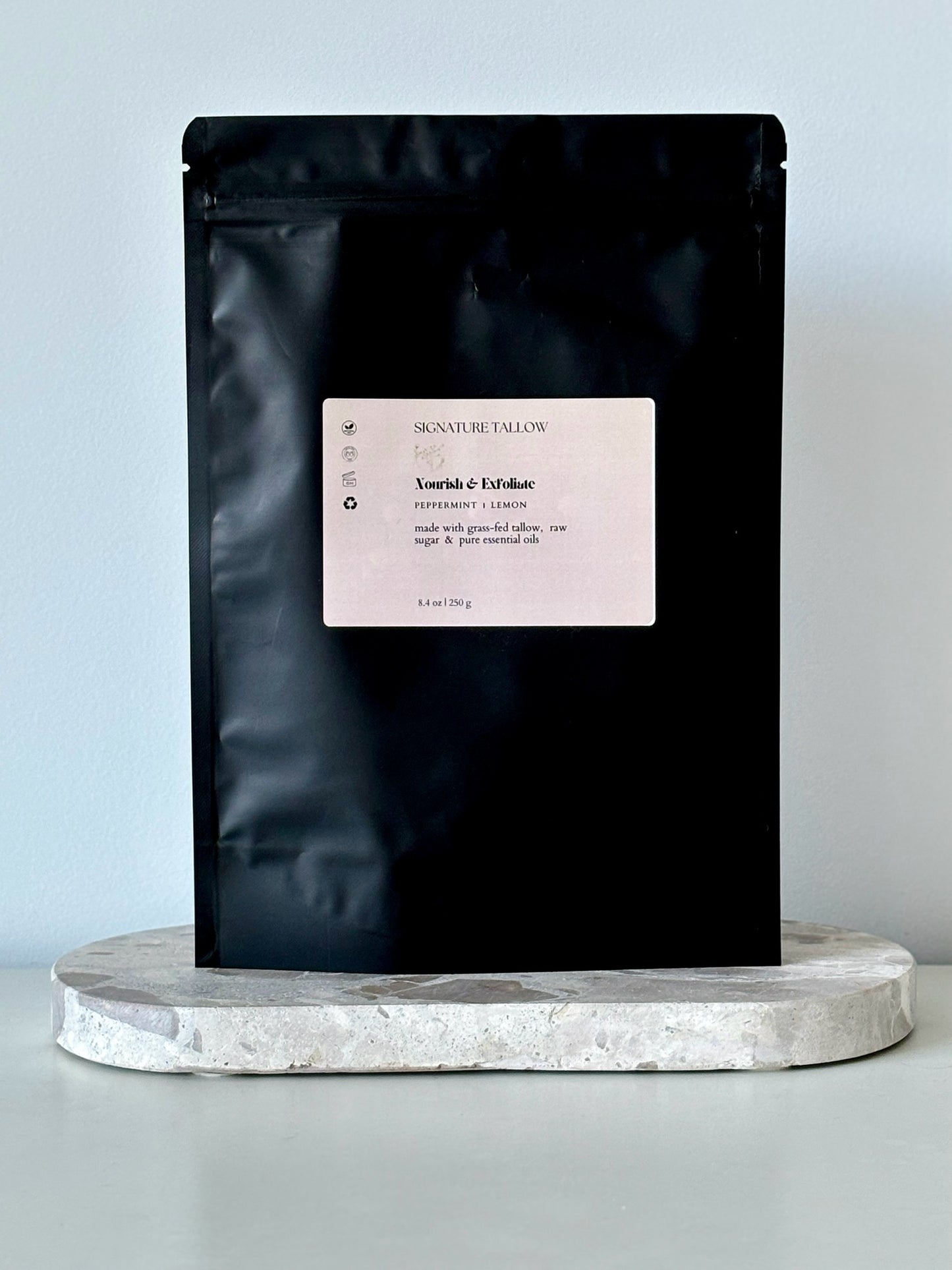 Signature Tallow Raw Sugar Tallow Scrub