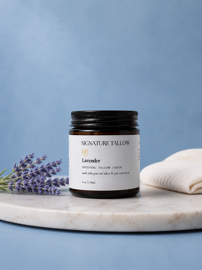 Calming Lavender Moisturising Tallow Cream Signature Tallow