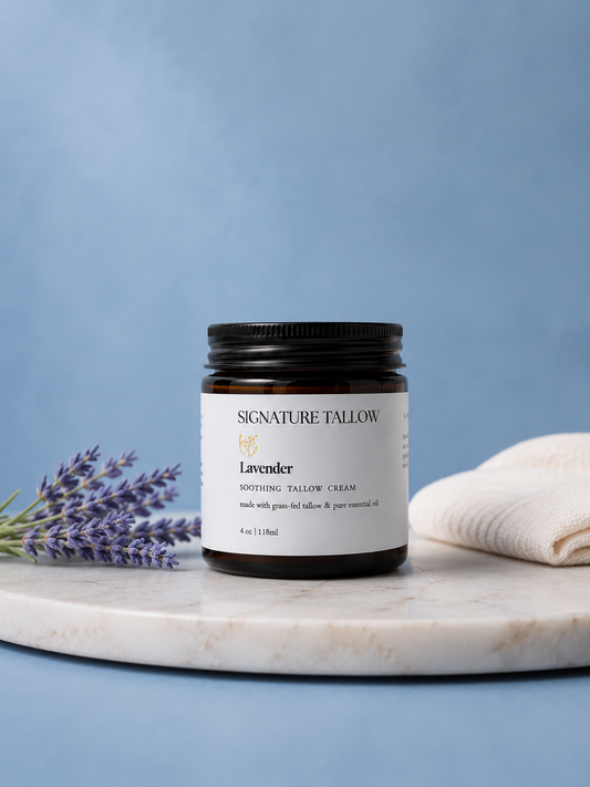 Calming Lavender Moisturising Tallow Cream Signature Tallow