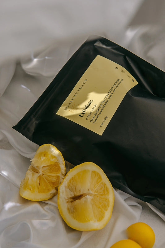 Exfoliating & Nourishing Sugar Tallow Scrub Signature Tallow