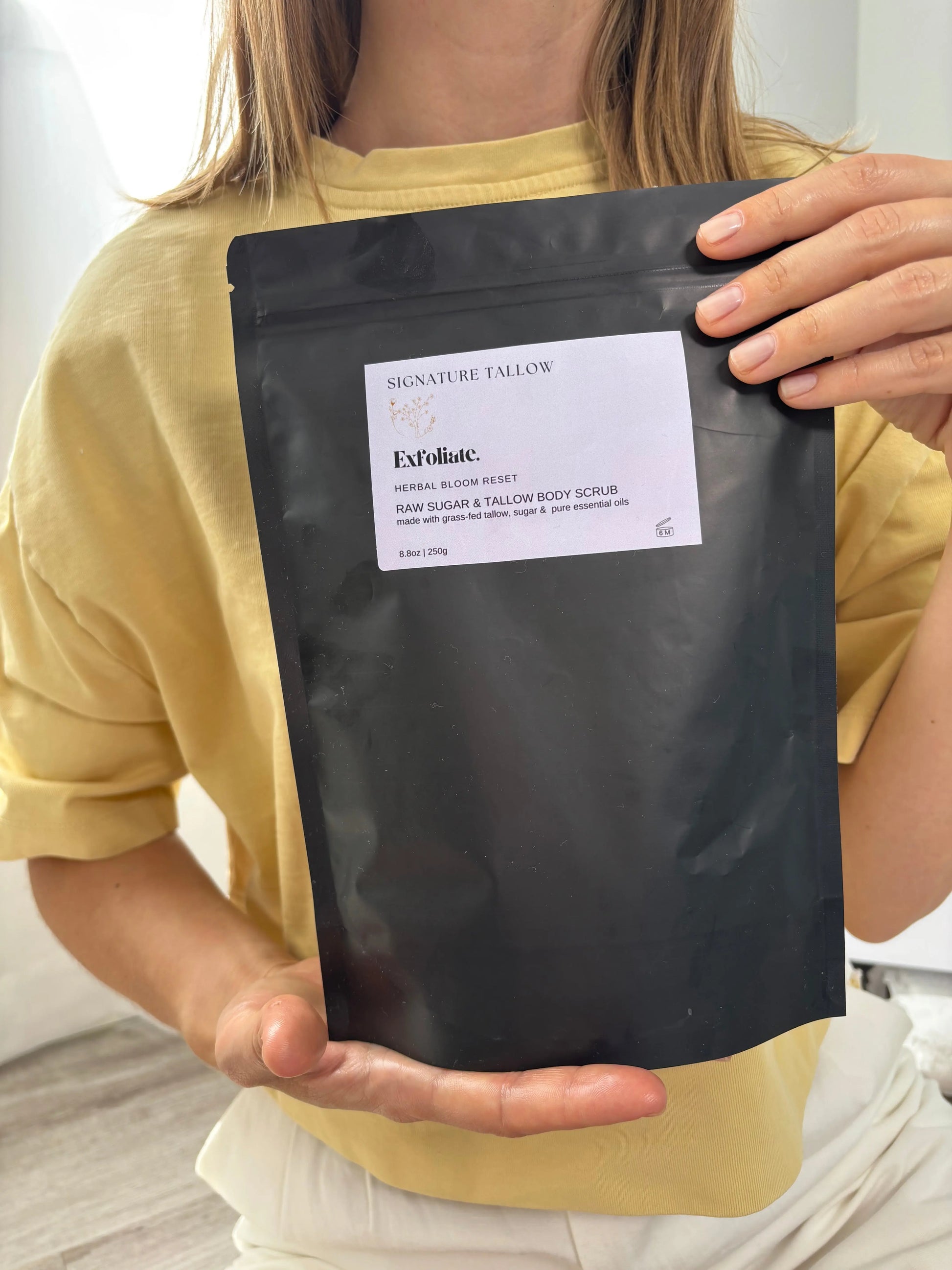 Exfoliating & Nourishing Sugar Tallow Scrub Signature Tallow