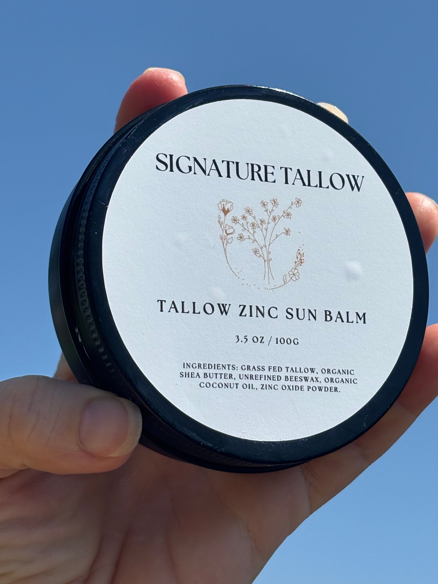 Tallow Zinc Sun Balm Signature Tallow